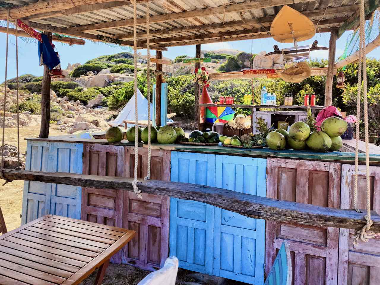 Colorful Bar, Rua Da Cafe, Located At Stone Park Serving Food And Drink